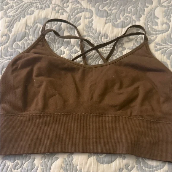 NVGTN Sand Flourish Seamless Bra - Picture 5 of 6